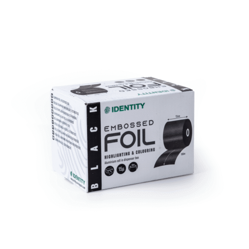 Black Embossed Foil Roll