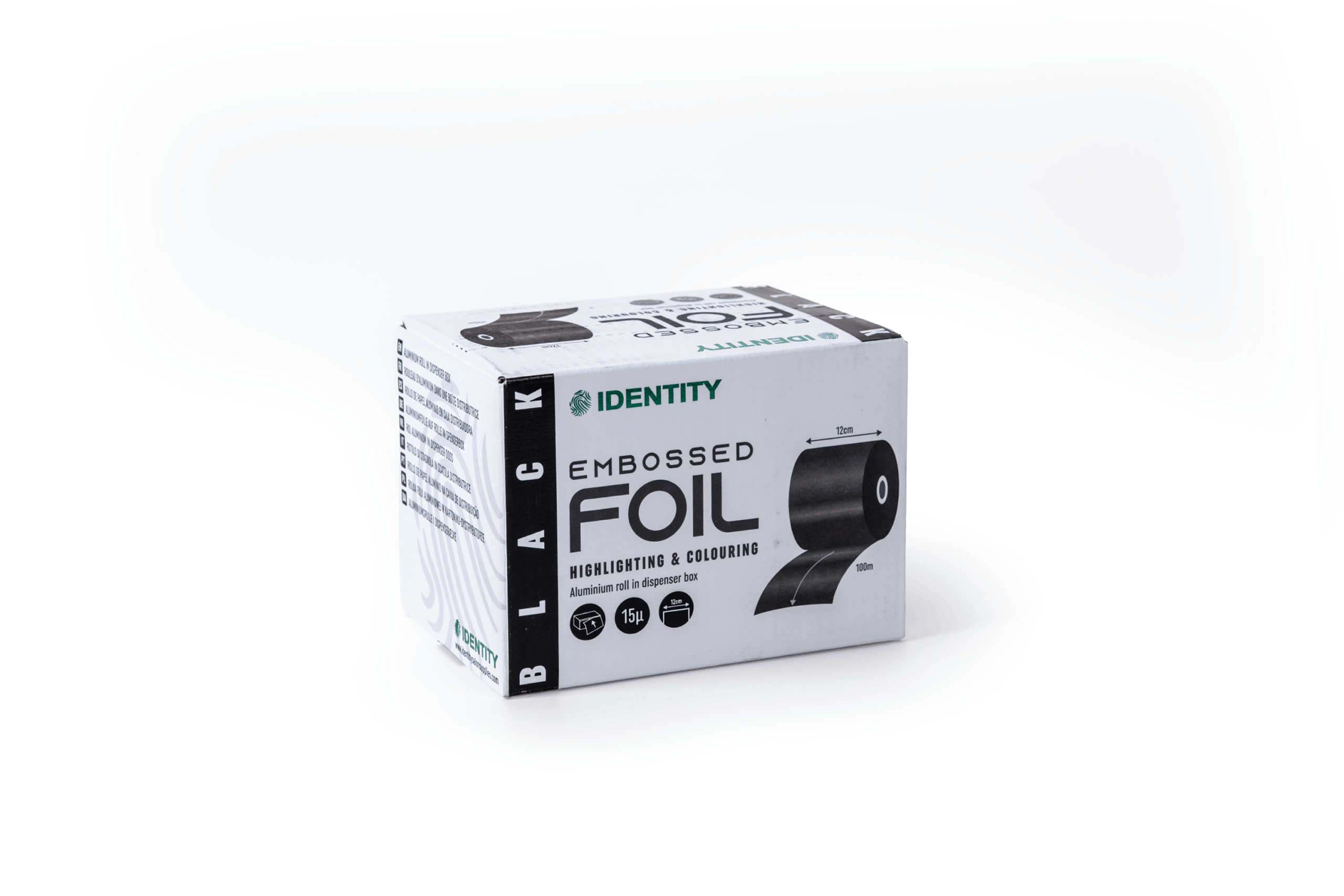 Black Embossed Foil Roll - Image 2