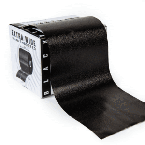 extrawide black embosses