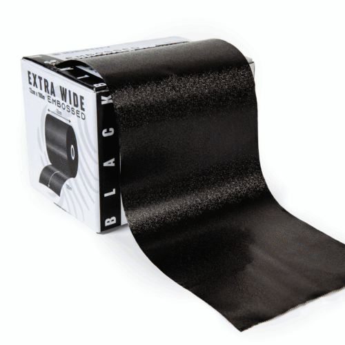 extrawide black embosses